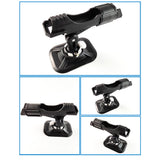 Adjustable direction fishing rod fixing seat