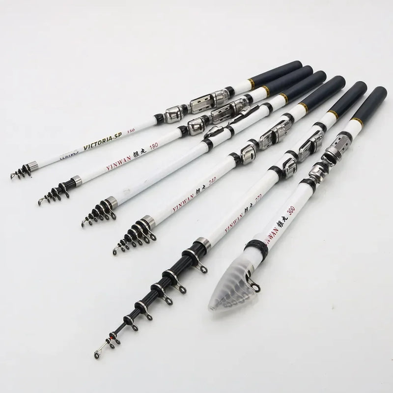 Fiber Spinning Fishing Rod Telescopic Mini Pole