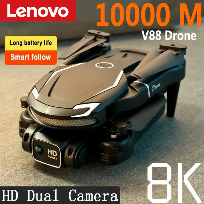 Drone Professional 8K HD Dual Camera Foldable Helicopter Brushless Motor